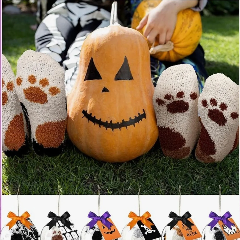 Cat Sock Ornament Gift Set (12 Ct.)